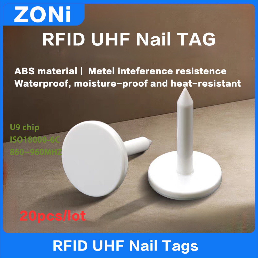Garden Label Marker - 20pcs RFID UHF Anti-metal Aail Tags