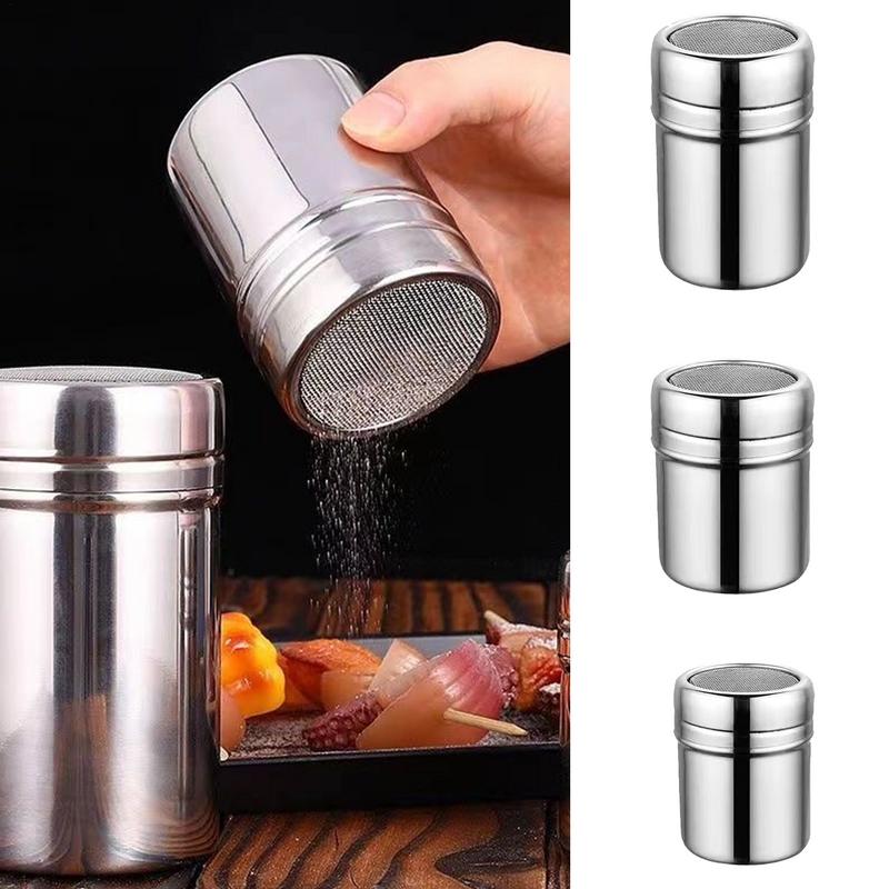 Fertilizer Dispenser - Stainless Steel Chocolate Shaker Cocoa Flour