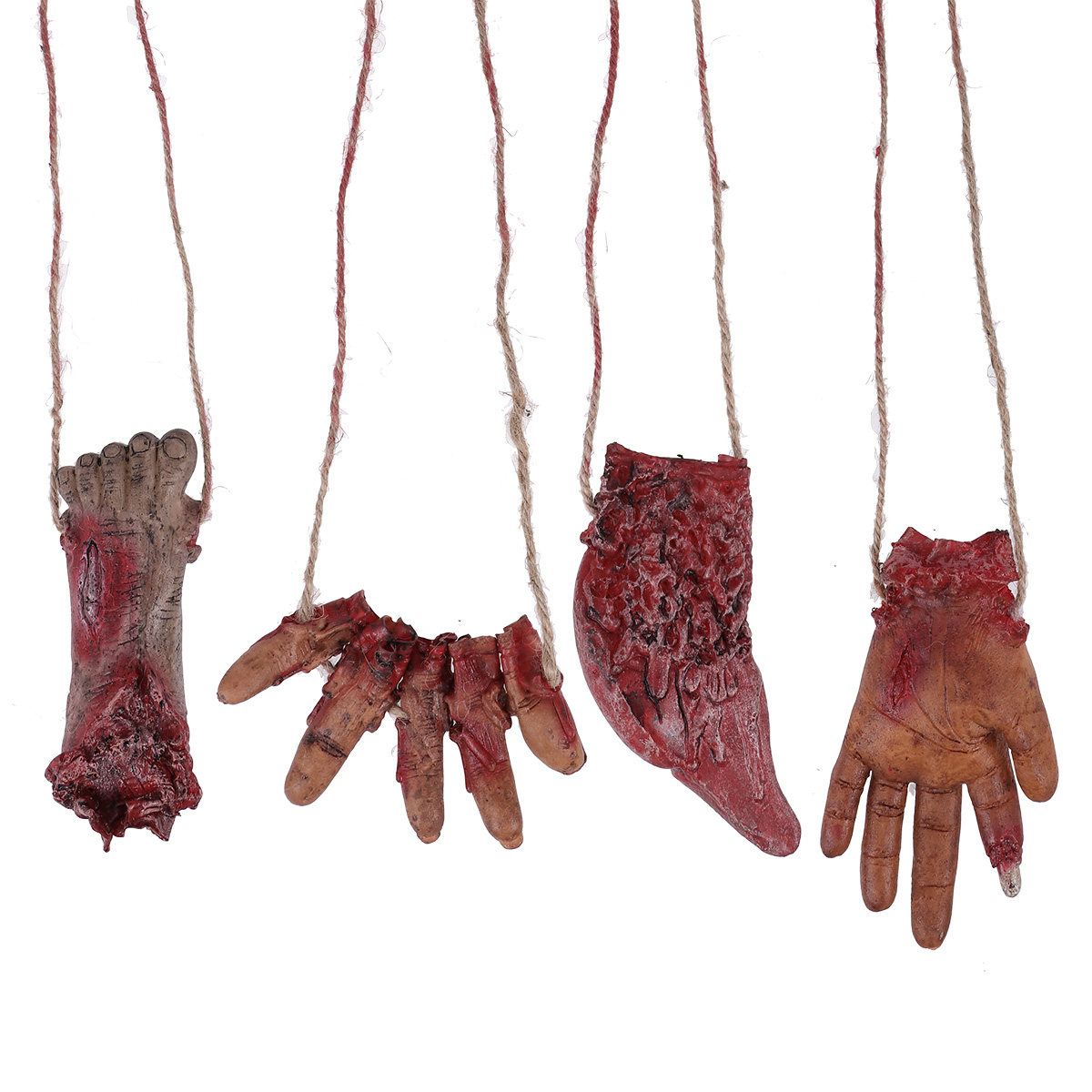 Gardening Tools Unique - 4pcs Halloween Realistic Organ Hanging Decor