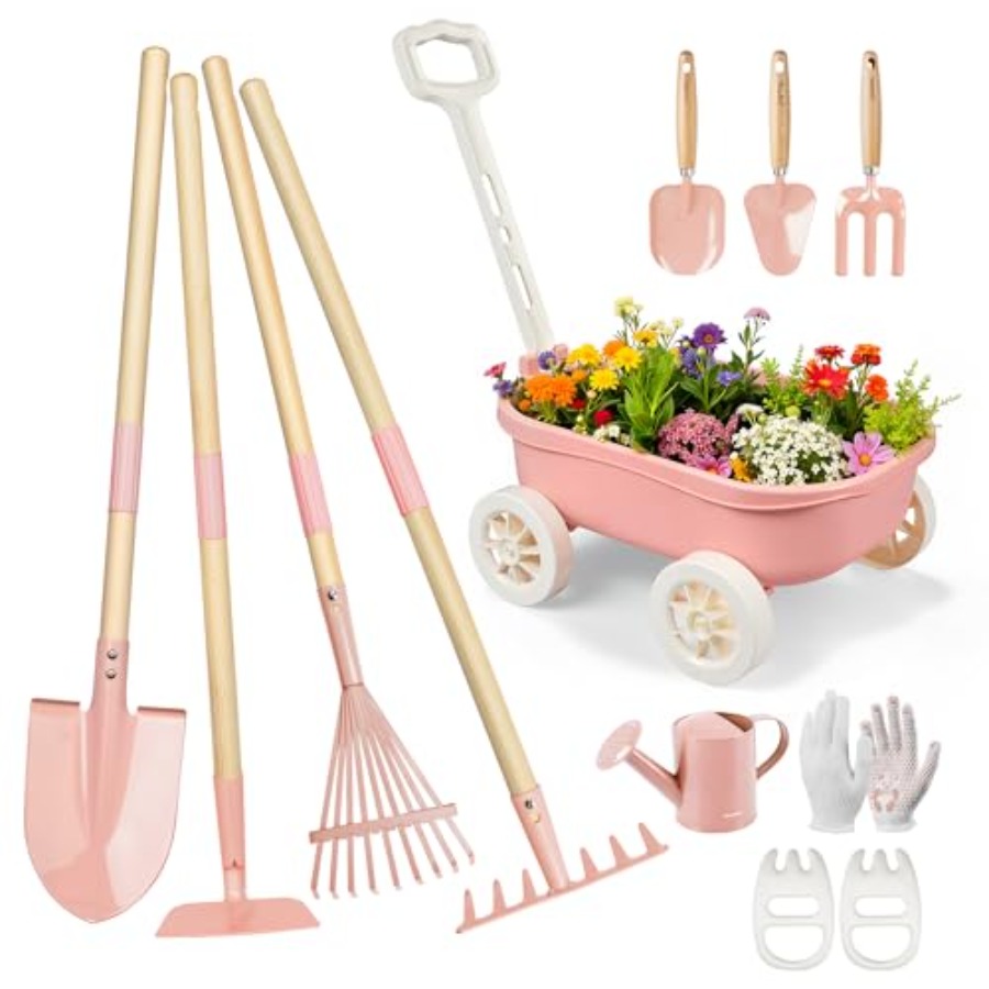 Gardening Set with Wheelbarrow - Gardening Tools In Japan 评论和价格