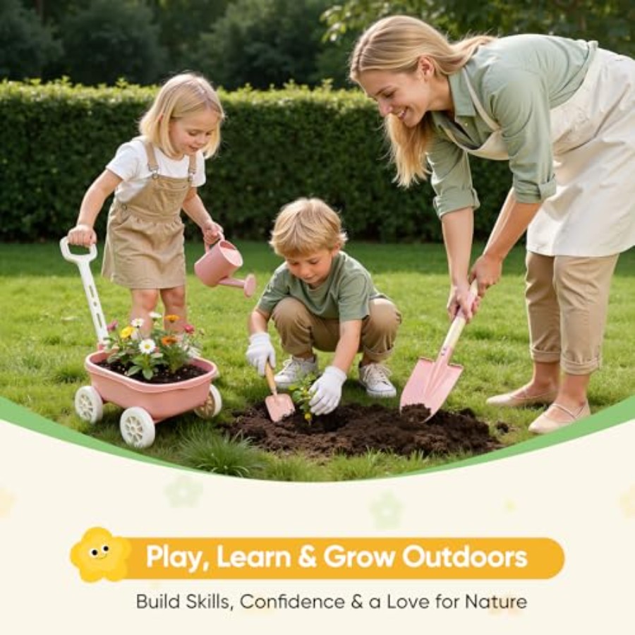 Gardening Set with Wheelbarrow - Gardening Tools In Japan 评论和价格
