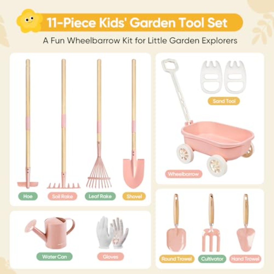 Gardening Set with Wheelbarrow - Gardening Tools In Japan 评论和价格