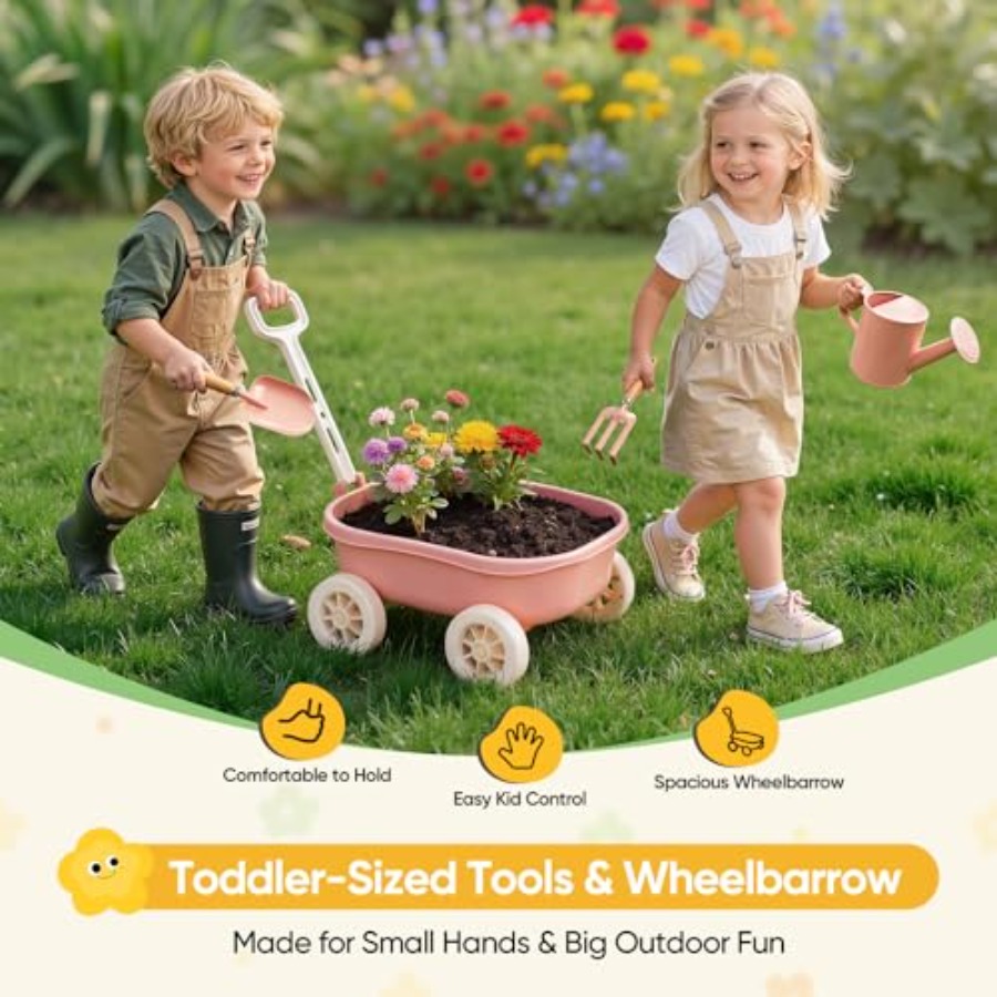 Gardening Set with Wheelbarrow - Gardening Tools In Japan 评论和价格