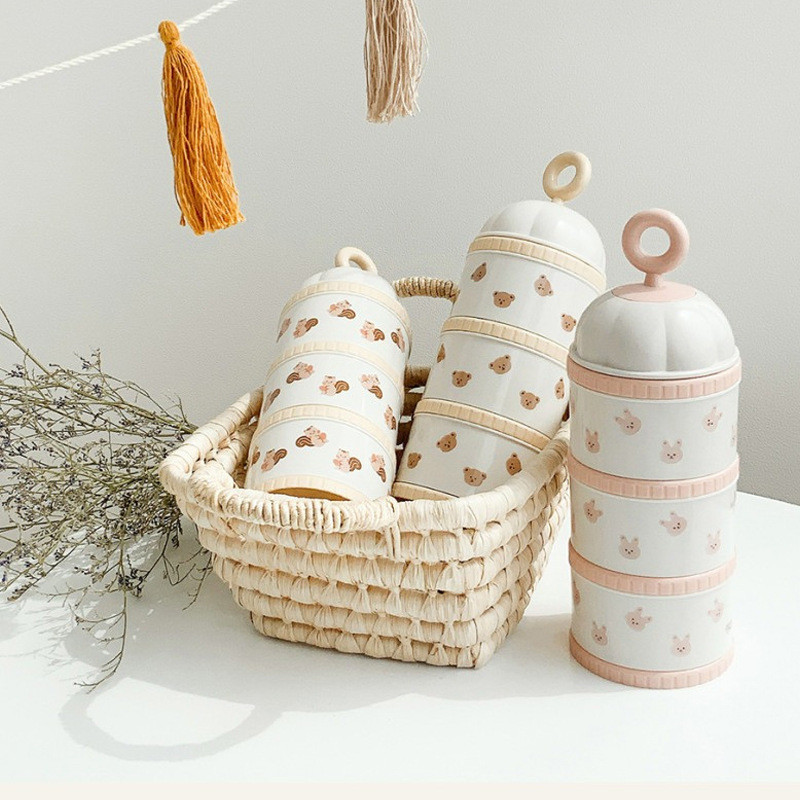 Cute Bear Milk Powder Box Baby - Fertilizer Dispenser 评论和价格