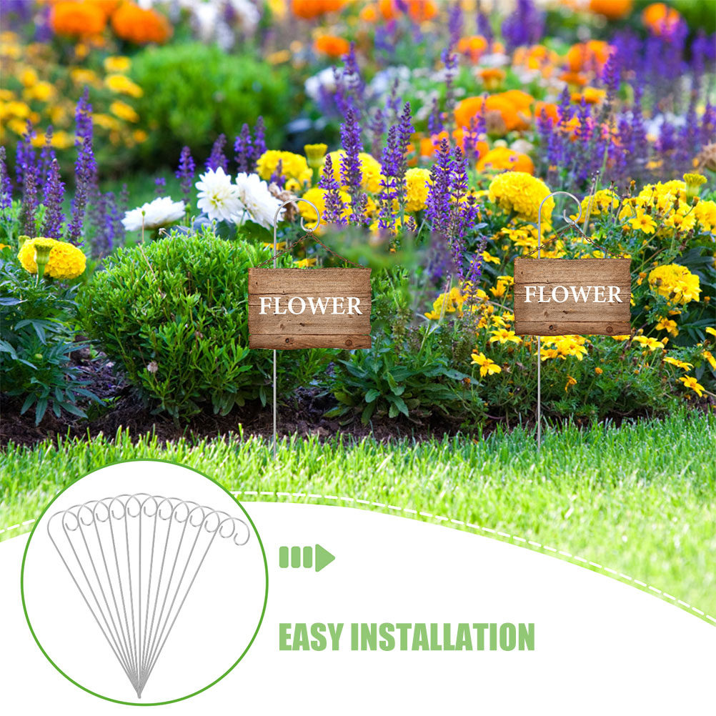 30Pcs Outdoor Shepherd Hooks G - Garden Label Marker 评论和价格