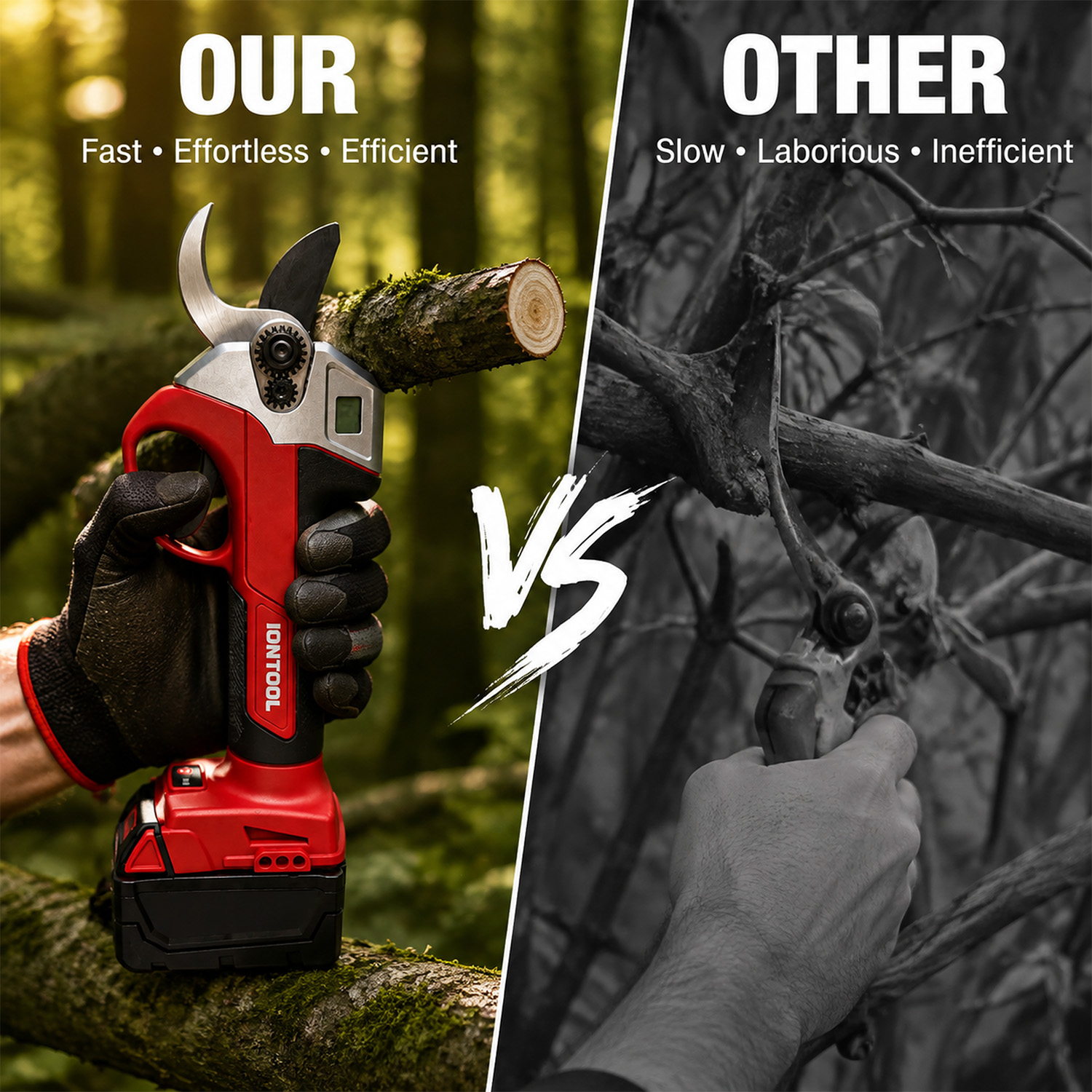IONTOOL Red Cordless Pruning S - Gardening Tools Scissors 评论和价格