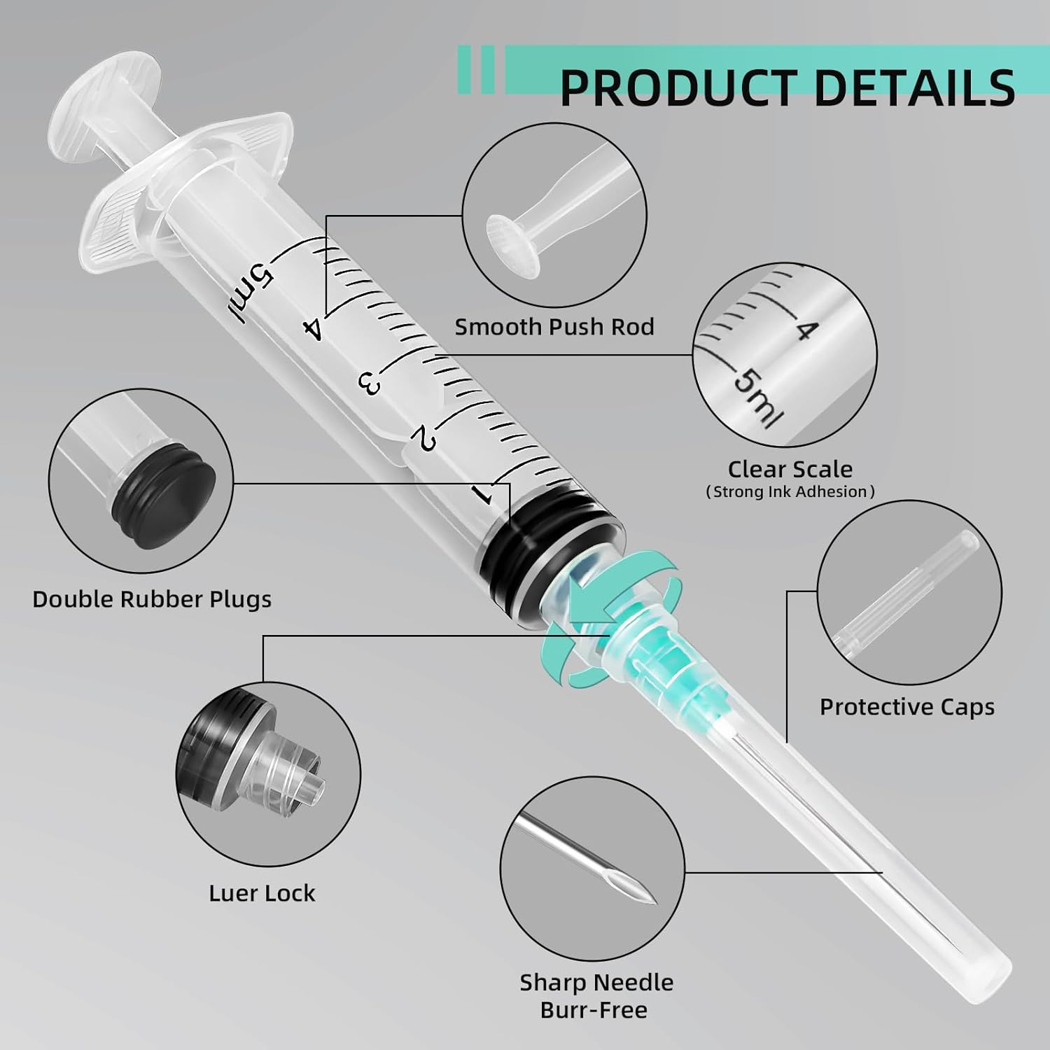 5ml Luer Lock Syringe, Suitabl - Fertilizer Dispenser 评论和价格