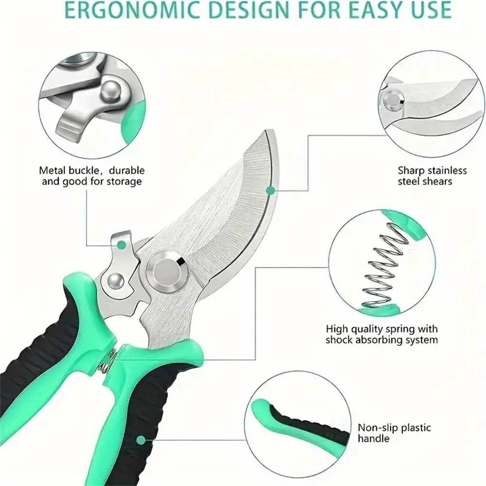 Bypass Pruner Stainless Steel  - Gardening Tools Scissors 评论和价格