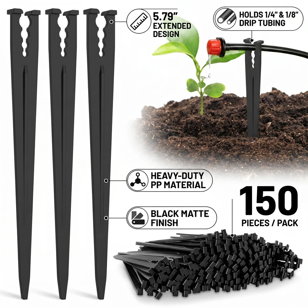 1/4 Drip Irrigation Stakes 5.7 - Plant Support Stake 评论和价格