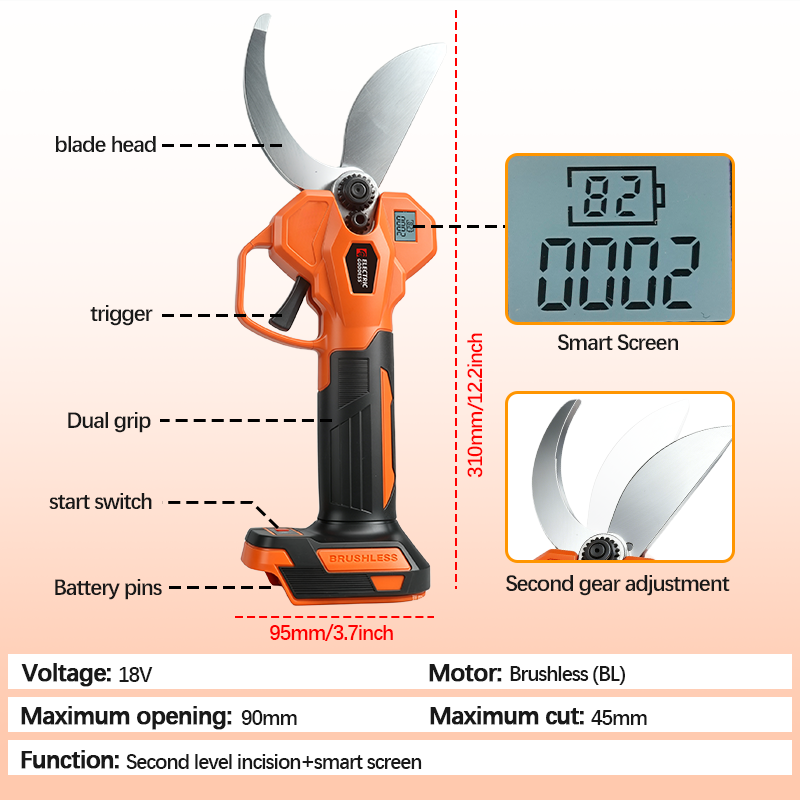 Electric Goddess Brushless 45m - Gardening Tools Scissors 评论和价格